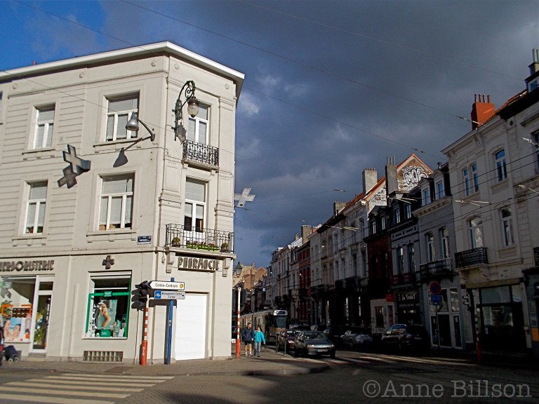 Dubbelhartig weer: Waterleidingsstraat, Sint-Gillis.
