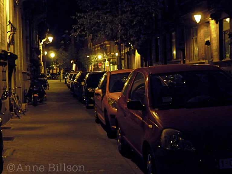 Rode auto's: Maurice Wilmottestraat, Sint-Gillis.