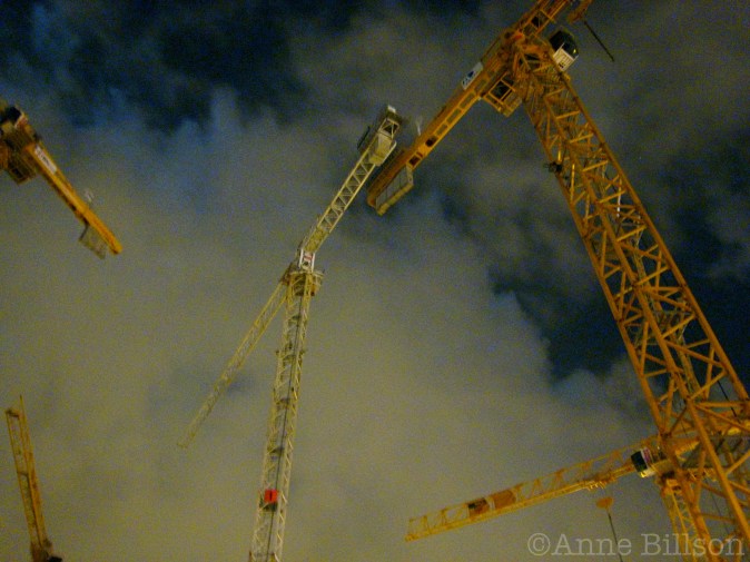 Nacht kranen: Gulden-Vlieslaan, Elsene.