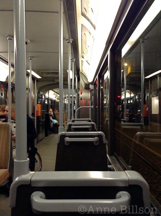 Niet overvol: tramlijn 92.