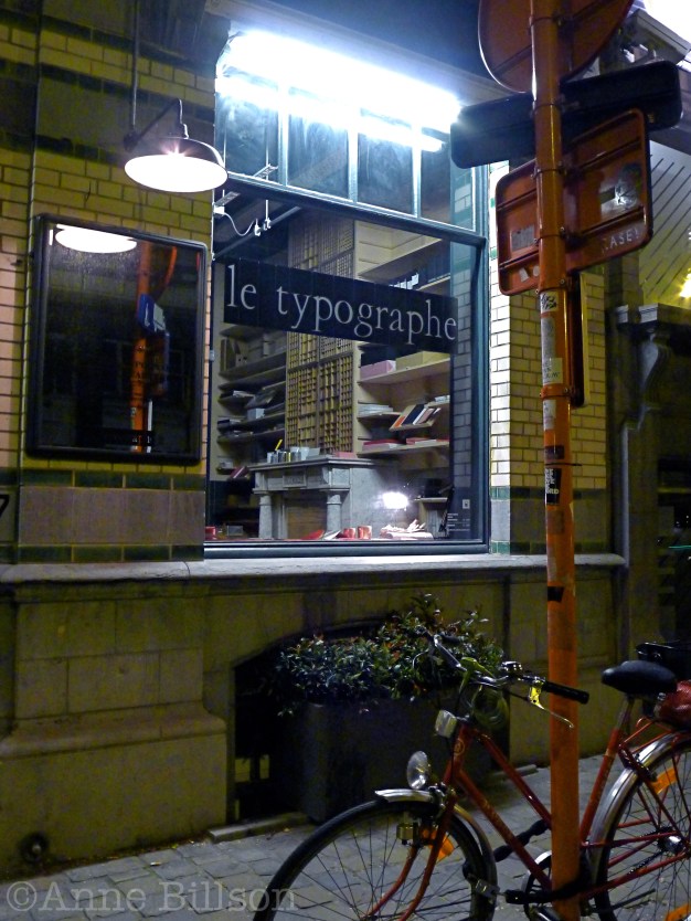 le typographe: Amerikaanse Straat 67, Elsene.