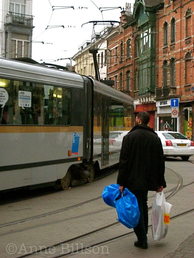 Blauwe zak: Charleroise Steenweg, Sint-Gillis.