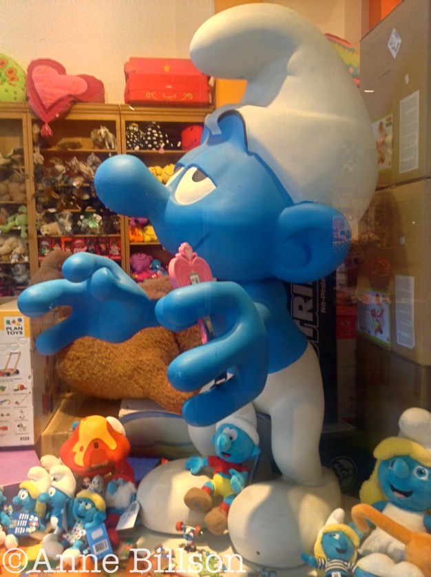 Smurf: Waterloosesteenweg, Elsene.