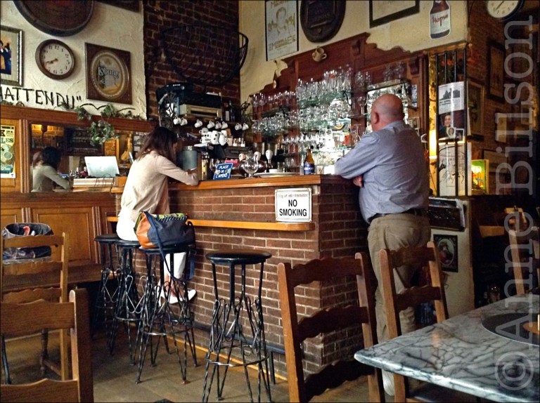 Leffe bruin, 6.5%: L'inattendu, de Wynantstraat 13, Brussel.