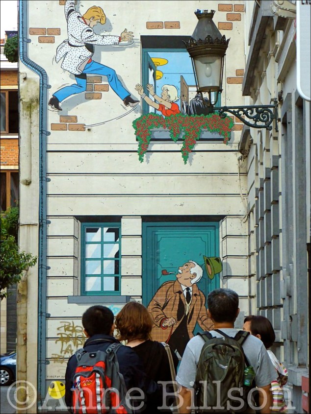 Rik Ringers (Ric Hochet): Bijstandstraat, Brussel.