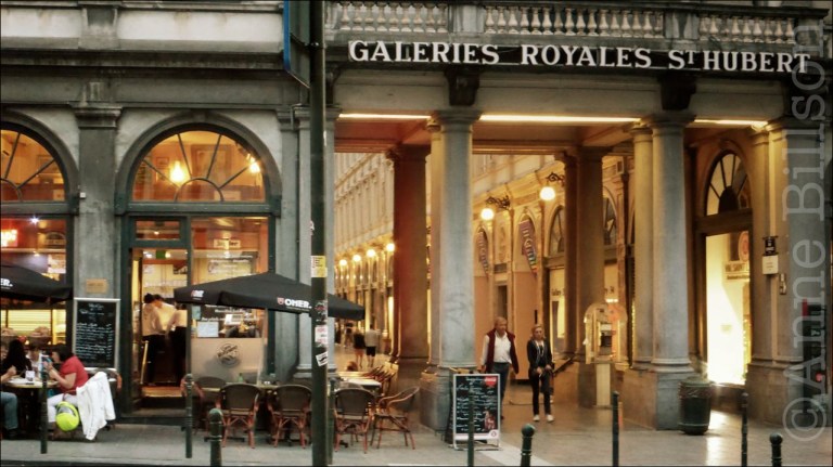 De galerijen van Arenbergstraat: Brussel.