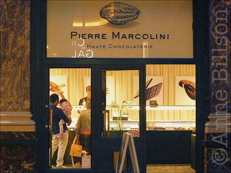Haute chocolaterie: Koninginnegalerij, Brussel.