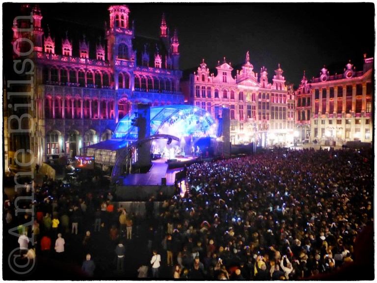 Lady Gaga en Tony Bennett op Grote Markt (22 september 2014): Grote Markt, Brussel.