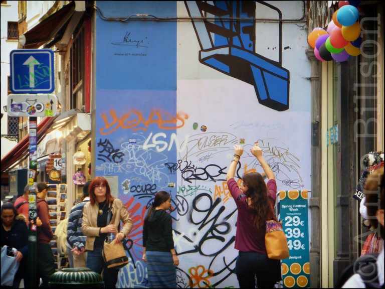 Kuifje en Kapitein Haddock: Stoofstraat, Brussel.