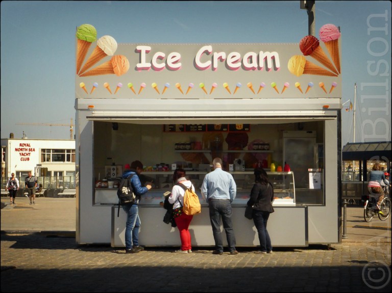 Ice Cream: Visserkaai, Oostende.