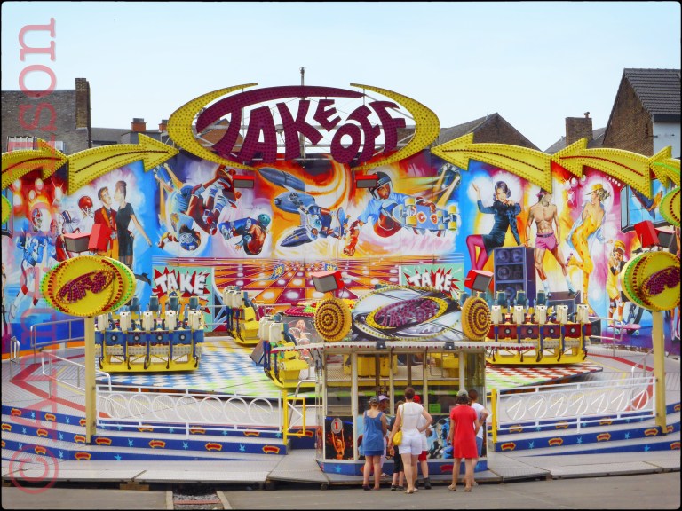 Take off: De kermis van Namen, Rue des Bourgeois, Namen.