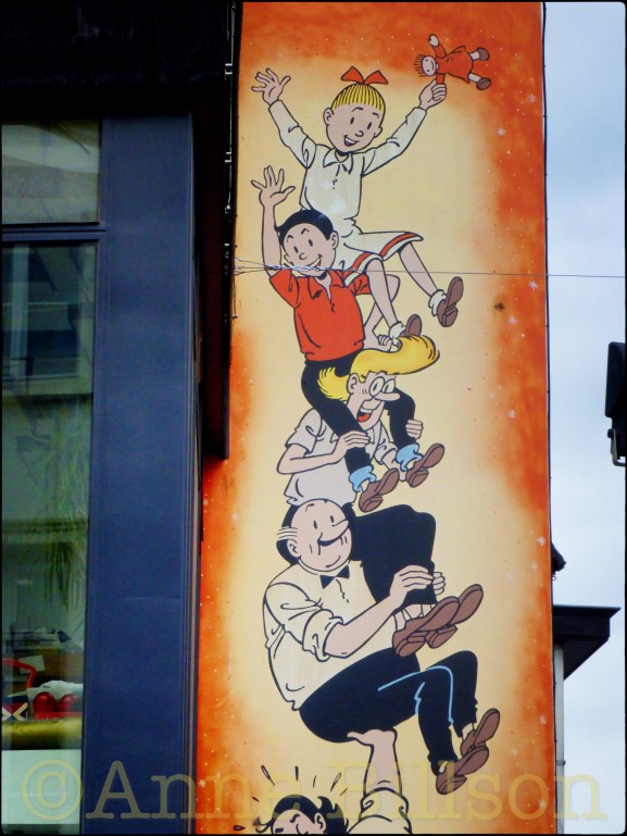 Suske en Wiske bis: Lakensestraat, Brussel.