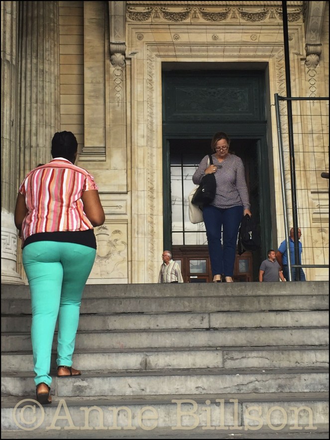 Justitie deur: Justitiepaleis, Poelaertplein, Brussel.