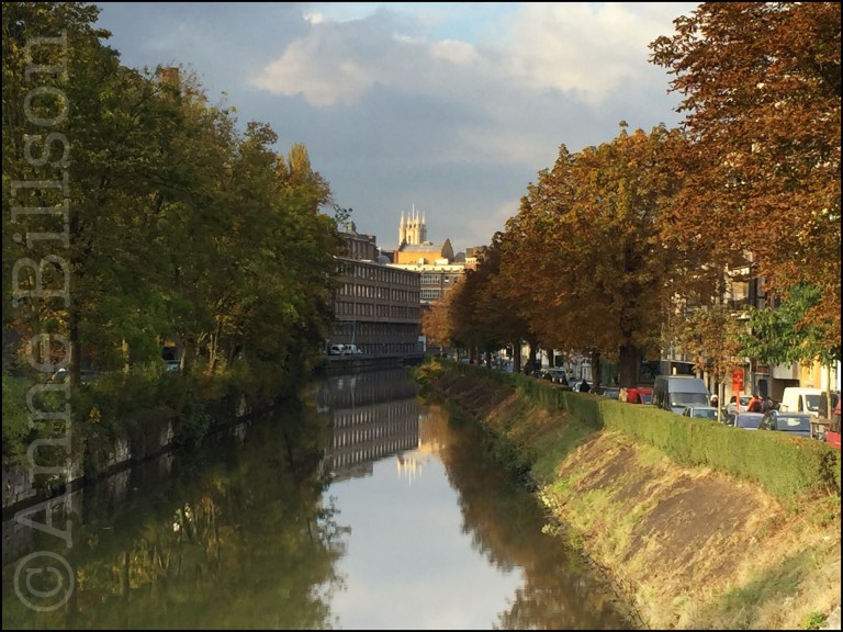 Uitzicht vanaf Kantienberg: Kantienberg, Gent.
